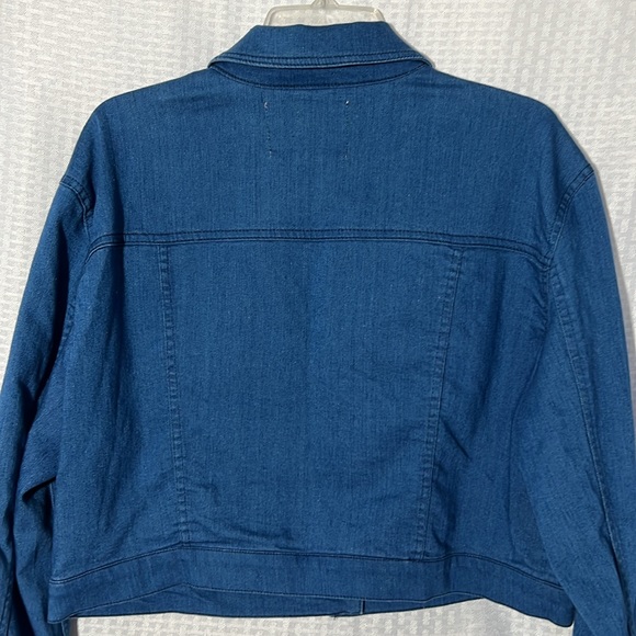 RACHEL Rachel Roy Cropped Denim Jacket - Picture 8 of 8